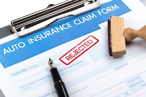 Auto insurance claim form